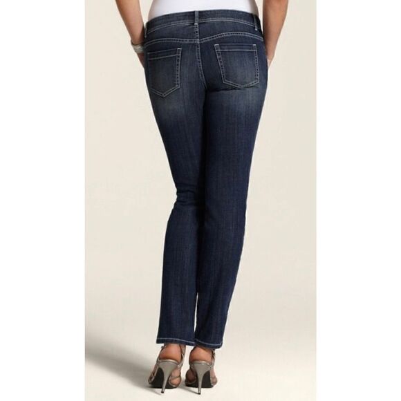 Chico's Platinum Denim Women’s jeans size 0 zipper ankle stretch - Picture 1 of 9